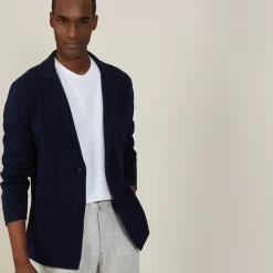 Maison Montagut Vestes Et Gilets>Blazer A Poches En Coton - Bacari