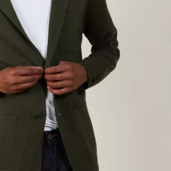 Maison Montagut Vestes Et Gilets>Blazer A Poches En Coton - Bacari