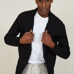 Maison Montagut Vestes Et Gilets>Blazer A Poches En Coton - Bacari