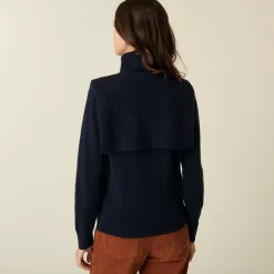 Maison Montagut Pulls>Cache-Cou Col Roule En Cachemire 2 Fils - Cary