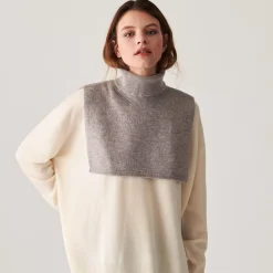 Maison Montagut Pulls>Cache-Cou Col Roule En Cachemire 2 Fils - Cary