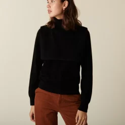 Maison Montagut Pulls>Cache-Cou Col Roule En Cachemire 2 Fils - Cary