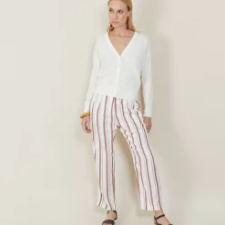 Maison Montagut Vestes Et Gilets>Cardigan A Jeux De Points Fantaisie - Nelsya