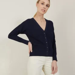 Maison Montagut Vestes Et Gilets>Cardigan A Jeux De Points Fantaisie - Nelsya