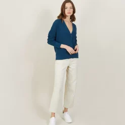 Maison Montagut Vestes Et Gilets>Cardigan A Jeux De Points Fantaisie - Nelsya