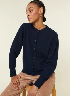 Maison Montagut Vestes Et Gilets>Cardigan Boutonne Col Rond En Cachemire - Ari