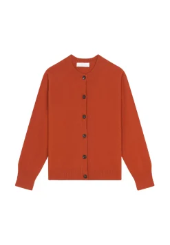 Maison Montagut Vestes Et Gilets>Cardigan Boutonne Col Rond En Cachemire - Ari