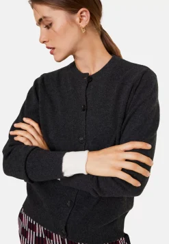 Maison Montagut Vestes Et Gilets>Cardigan Boutonne Col Rond En Cachemire - Ari
