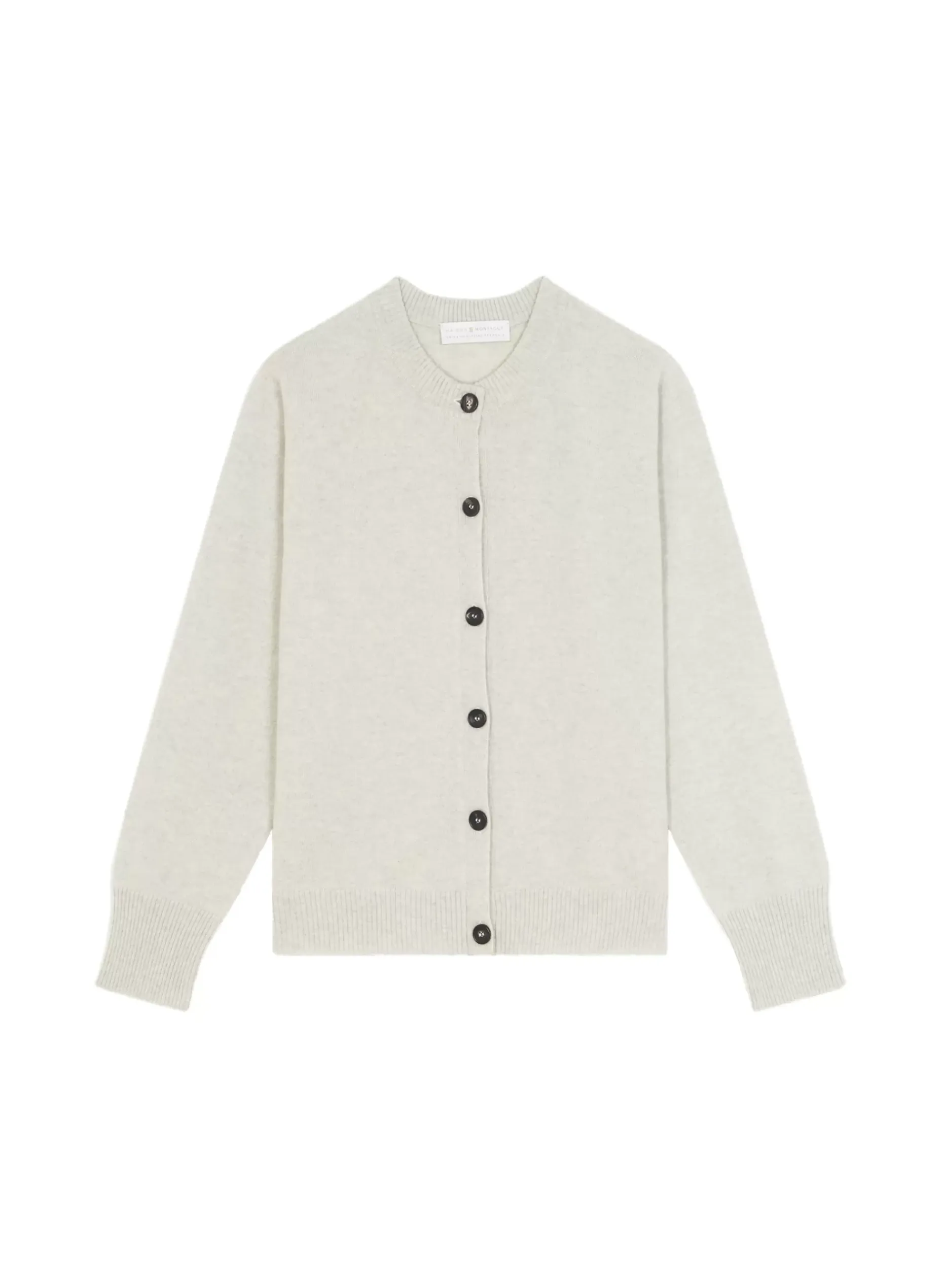 Maison Montagut Vestes Et Gilets>Cardigan Boutonne Col Rond En Cachemire - Ari