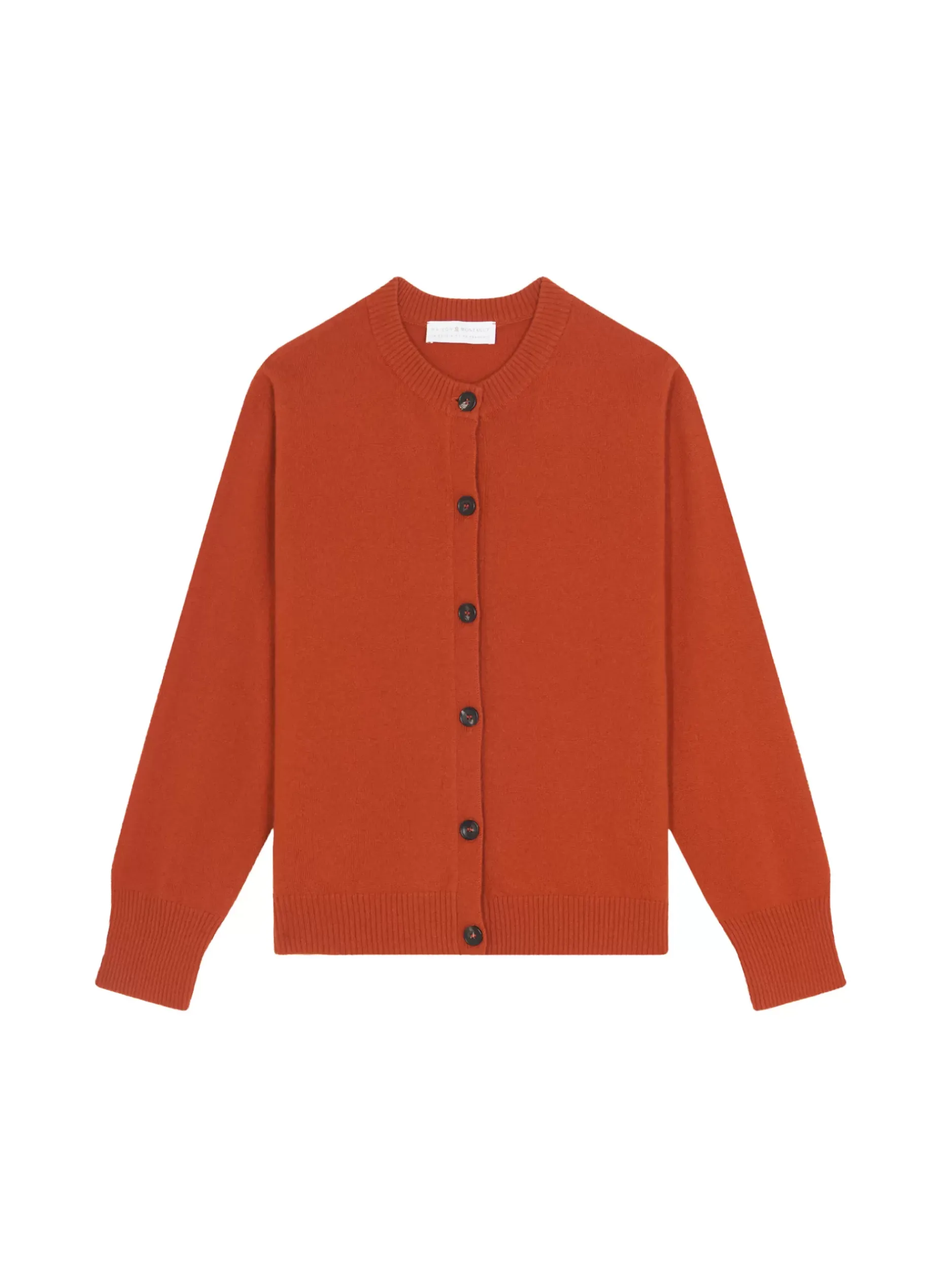 Maison Montagut Vestes Et Gilets>Cardigan Boutonne Col Rond En Cachemire - Ari