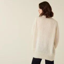 Maison Montagut Vestes Et Gilets>Cardigan Boutonne Col V En Mohair - Anais
