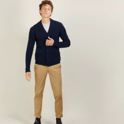 Maison Montagut Vestes Et Gilets>Cardigan Boutonne En Cachemire 4 Fils - Londres