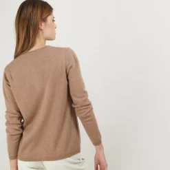 Maison Montagut Vestes Et Gilets>Cardigan Col Rond En Cachemire - Balletto
