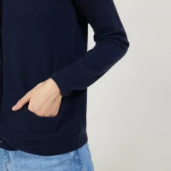 Maison Montagut Vestes Et Gilets>Cardigan Col Rond En Cachemire - Balletto