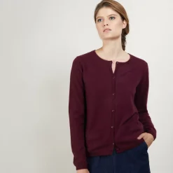 Maison Montagut Vestes Et Gilets>Cardigan Col Rond En Cachemire - Balletto