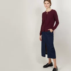 Maison Montagut Vestes Et Gilets>Cardigan Col Rond En Cachemire - Balletto