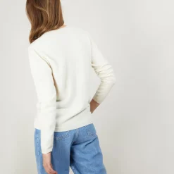 Maison Montagut Vestes Et Gilets>Cardigan Col Rond En Cachemire - Balletto