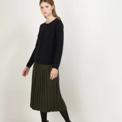 Maison Montagut Vestes Et Gilets>Cardigan Col Rond En Cachemire - Balletto