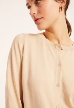 Maison Montagut Vestes Et Gilets>Cardigan Col Rond En Coton Bio - Manel