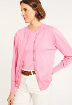 Maison Montagut Vestes Et Gilets>Cardigan Col Rond En Coton Bio - Manel