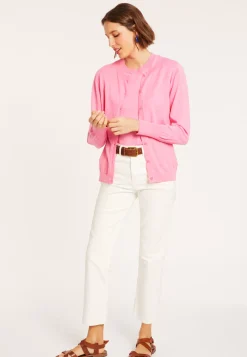 Maison Montagut Vestes Et Gilets>Cardigan Col Rond En Coton Bio - Manel