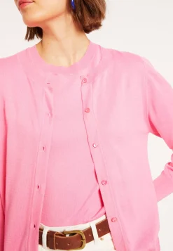 Maison Montagut Vestes Et Gilets>Cardigan Col Rond En Coton Bio - Manel