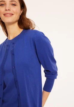 Maison Montagut Vestes Et Gilets>Cardigan Col Rond En Coton Bio - Manel