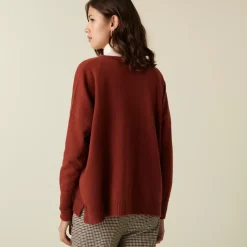 Maison Montagut Vestes Et Gilets>Cardigan Col V Boutonne A Poches En Cachemire - Achille