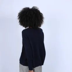 Maison Montagut Vestes Et Gilets>Cardigan Col V En Cachemire - Brune