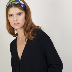 Maison Montagut Pulls>Cardigan Col V En Laine Et Soie - Bilan