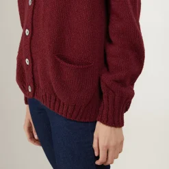 Maison Montagut Pulls>Cardigan Col V En Laine Et Soie - Bilan