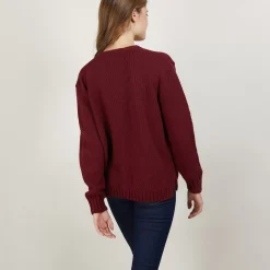 Maison Montagut Pulls>Cardigan Col V En Laine Et Soie - Bilan