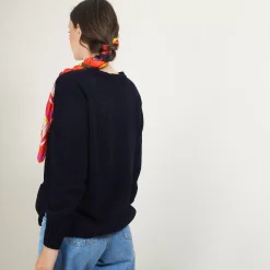 Maison Montagut Pulls>Cardigan Col V En Laine Et Soie - Bilan
