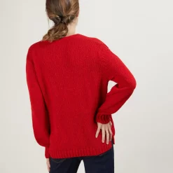Maison Montagut Pulls>Cardigan Col V En Laine Et Soie - Bilan