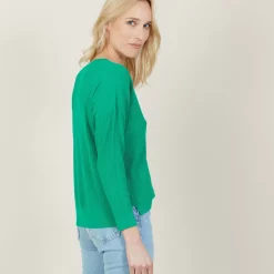 Maison Montagut Vestes Et Gilets>Cardigan Court A Cotes - Bolivar