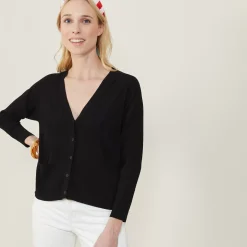 Maison Montagut Vestes Et Gilets>Cardigan Court A Cotes - Bolivar