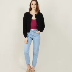 Maison Montagut Vestes Et Gilets>Cardigan En Coton Bio Grosse Maille - Mina