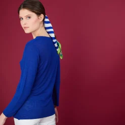 Maison Montagut Vestes Et Gilets>Cardigan En Lin Flamme - Bao