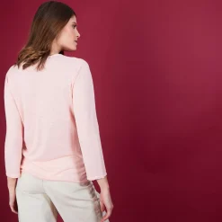 Maison Montagut Vestes Et Gilets>Cardigan En Lin Flamme - Bao