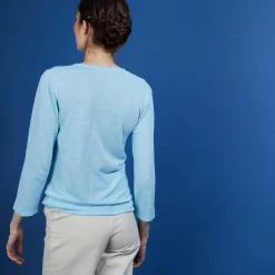 Maison Montagut Vestes Et Gilets>Cardigan En Lin Flamme - Bao
