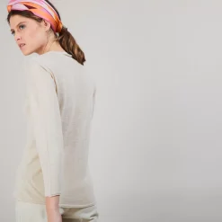 Maison Montagut Vestes Et Gilets>Cardigan En Lin Flamme - Bao