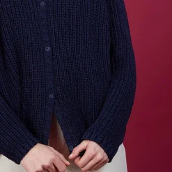Maison Montagut Vestes Et Gilets>Cardigan Femme En Laine - Baguera