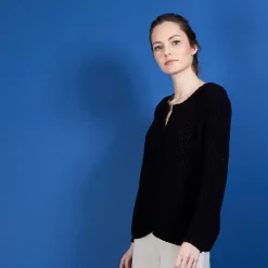 Maison Montagut Vestes Et Gilets>Cardigan Femme En Laine - Baguera