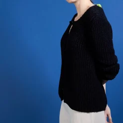Maison Montagut Vestes Et Gilets>Cardigan Femme En Laine - Baguera