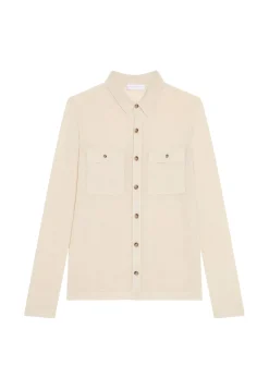 Maison Montagut Chemises>Chemise Boutonnee En Lin Flamme - Randy