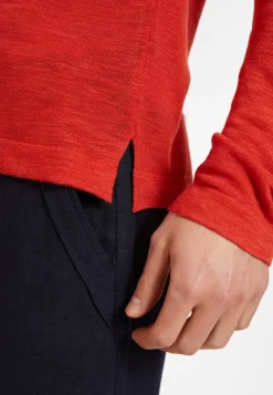 Maison Montagut Chemises>Chemise Boutonnee En Lin Flamme - Randy
