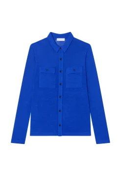 Maison Montagut Chemises>Chemise Boutonnee En Lin Flamme - Randy
