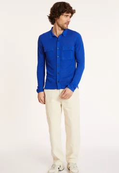 Maison Montagut Chemises>Chemise Boutonnee En Lin Flamme - Randy