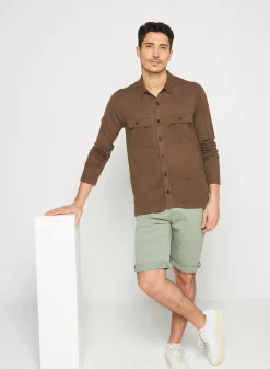 Maison Montagut Chemises>Chemise Boutonnee En Lin Flamme - Randy