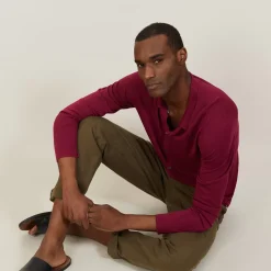 Maison Montagut Chemises>Chemise Boutonnee En Lin Flamme - Blason